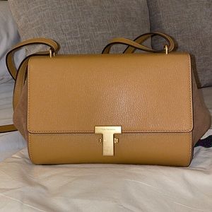 Tory Burch Juliette Mixed-Material Mini Satchel